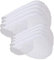 8Pcs Silicone Steamer Mesh Mat, Non-Stick Round Bamboo Steamer Liners, Reusable Dumplings Buns Mat Steamed Pad Baking Pastry Dim Sum Mesh（25cm * 25cm & 15 * 15cm）