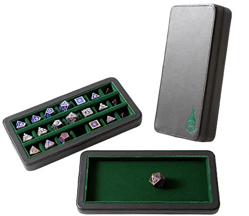 The Reliquary - Scatola per dadi e vassoio, colore: Verde