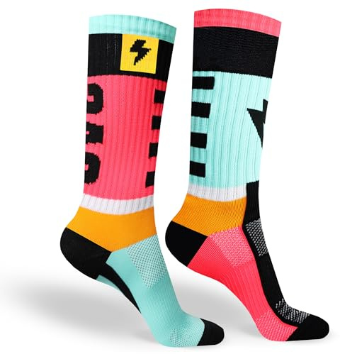 Chaussettes Techniques de Sport pour Homme et Femme - Chaussettes Longues sans Coutures idéales pour Cyclisme, Running, Padel, Basketball et Sports en général - Inshock Barcelona