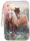 Depesche 12869 Miss Melody Flowers - Gefüllte 3-Fach Federtasche in Rosa, mit Pferde Motiv, Federmappe mit Buntstiften, Lineal, Schere uvm., 0012869