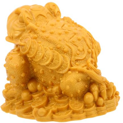 ABOOFAN Rana Fontana d Acqua Decorazione Per Laghetto Da Giardino Da Tè e Casa Rospo Dorato Simulato