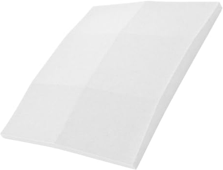 50 x 50 cm Skumgummi soffkudde, soffkudde, stöd för soffa, hög komfortskumplatta, soffreparationsskum, ersättning för soffa och fåtölj (vit trapetsform)
