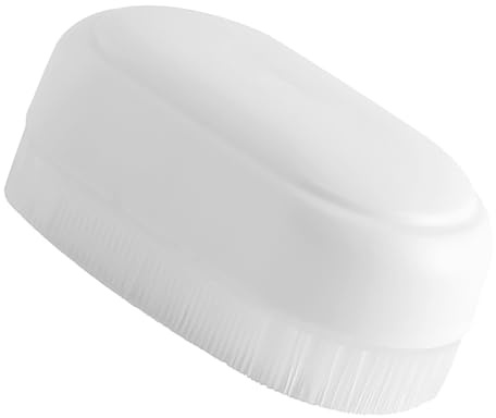 Fafeicy Mjuk Rengöringsborste, Plasttvättskrubbborste 10 X 6 X 4,5 Cm för Skor Kläder och Tyger, Grepphandtag, Bärbar Hushållsrengöring för Golv Badrum Lädervård