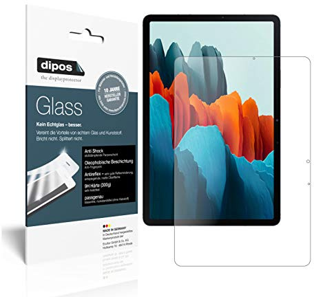 dipos I 2X Displayschutz matt kompatibel mit Samsung Galaxy Tab S7 LTE Schutzfolie 9H Anti-Shock