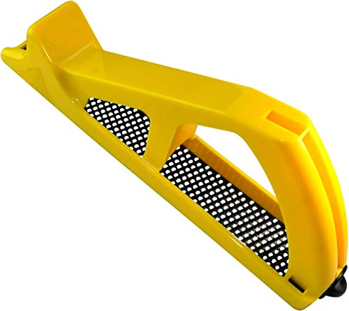 AERZETIX - C45991 - Hobel/Raspel für Gipskartonplatten 250x40mm Universal - Manuelles Schleifputzwerkzeug zum Glätten von Gipskartonplatten/Gips - Feilen/Raspeln/Hobeln - Kunststoffgriff