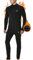 MeetHoo Biancheria Intima Termica Uomo Traspirante Asciugatura Rapida Termico Set Collo Alto Maglia Termici Pantaloni Base Layer per Sci Ciclismo Corsa Allenamento