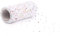 Tüllrolle mit kleine Regenbogen Pailletten,Glitter Tüll Dekostoff Tüllband,Satinband tüll Dekostoff Tüll Rolle Tischläufer mit Glitzern aus Tüllstoff Tischband für Hochzeit Party Deko-Weiß 15CM X 22M