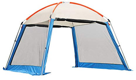 Gazebos para Acampar De 3X3 M con Lados, Gazebo De Servicio Pesado Pabellón De Jardín Carpa para Fiestas Refugio para Eventos, Toldo Impermeable Ligero, Senderismo Y Barbacoa,A (A)