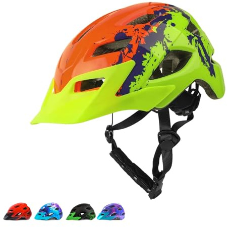 Kids Helmet, Boys Girls Bike Helmet Ages 3-13 Multi-Sport Children Helmet for Bicycle Scooter Skating Cycling