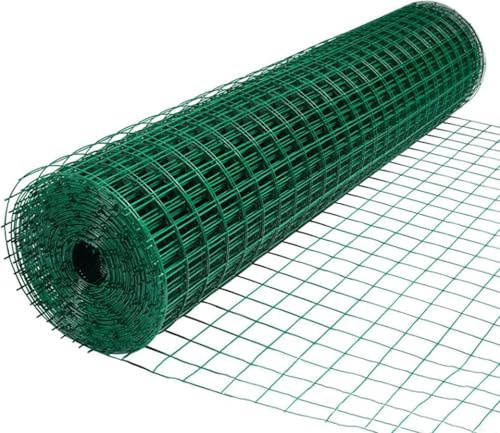 Recinzione in metallo antiruggine per pollame Barriera in rete per esterni per giardini e frutteti (2,8 mm) recinzione per animali ideale per fattoria e cortile