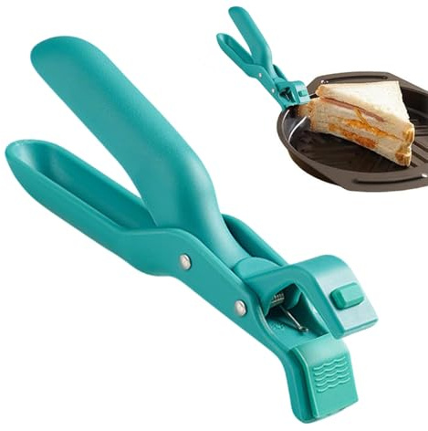 Mimoqk Pinza Per Piatti Caldi,Pinze Antiscivolo - Pinza Per Padelle Di Friggitrice Ad Aria | Per Forno Microonde Cottura Servizio Manipolazione Degli Alimenti