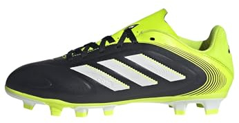 adidas Unisex Kinder COPA Pure III Club Firm Ground/Multi Ground Football Boots Kids, Core Black/Cloud White/Lucid Lemon, 37 1/3 EU