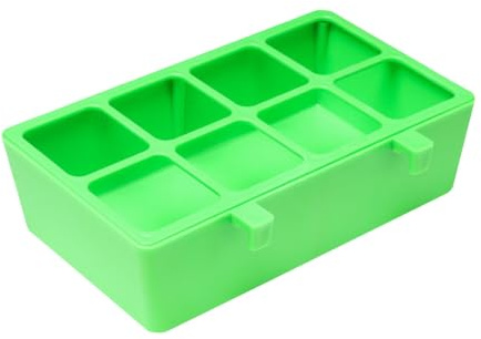 YARNOW Mangeoire Suspendue pour Oiseaux Plastique Robuste Bol Alimentaire pour Cage à Perroquet Accessoire Anti-gaspillage Adapté Aux Perruches et Petits Oiseaux