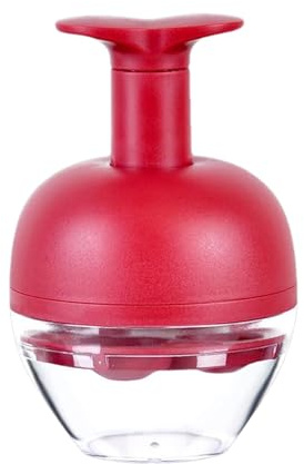 Puwaiio Herramienta para quitar pozos de cereza, deshuesador de ciruela y cereza, con 4 agujeros, para hacer mermeladas, para el hogar, cocina, hornear, camping, picnic, mermelada