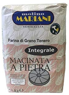 Farina Integrale Macinata a Pietra con Grani Marchigiani - Molino Mariani (5 kg)