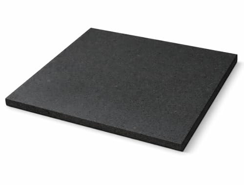 Pietra Lavica Etnea - Ollare Piastra Liscia per Pizza, Carne, Verdure - Misure a Scelta (40 X 35)