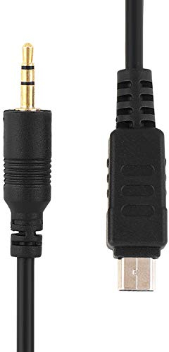 UC1 -Auslöser-Blitzauslöser-Verbindungskabel für -Fernbedienung, Gute Festigkeit, Reduziert Kameraverwacklungen, Vergoldetes 2,5-mm-Gelenk