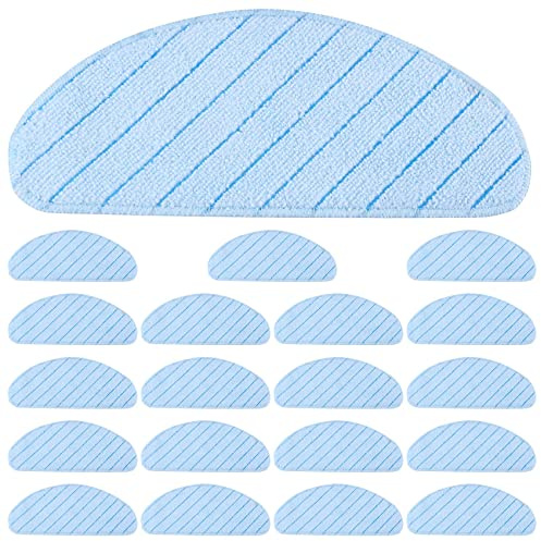 Swiixxer Almohadillas de Fregona Lavables para OZMO T9 T9 MAX T9 T8 Aspiradora Trapos de Microfibra de Fregar Trapos