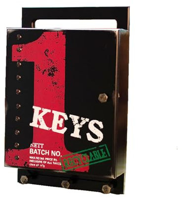 AMISENK Pour armoire à clés murale en bois pour boîte de rangement pour clés, idéale pour la maison, les hôtels, les écoles et