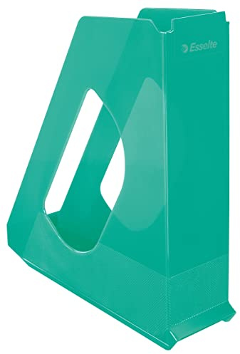Leitz Esselte Cartella Portariviste per Documenti, Cataloghi e Brochure in Formato A4, Utilizzabile a Casa e in Ufficio, Gamma Colour'Breeze, 72 mm x 256 mm x 260 mm - Verde