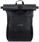 RJEU Laptop Rucksack für 17 Zoll,Rolltop Rucksack Herren Damen,Laptoptasche für Schule,Studium,Reisen,Schulrucksack(Schwarz-26L)