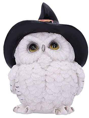 Nemesis Now Snowy Spells Figurine Chouette Blanc 9 cm