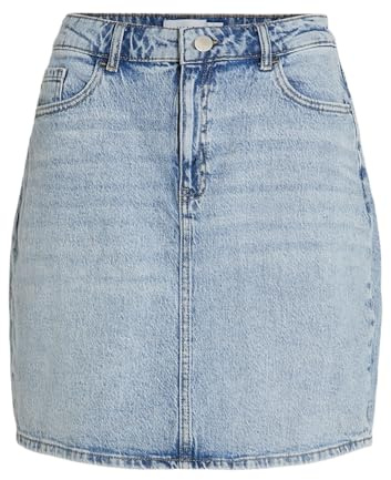 VIKAJA JAF LBD Denim Skir- Noos, Bleu Jeans Clair, 44