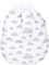 TupTam Baby Strampelsack Schlafsack mit breitem Bund Winterschlafsack für Mädchen Jungen Babyschlafsack, Farbe: Wolken Grau, Größe: 6-12 Monate