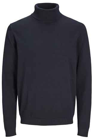 Jack & Jones Jjebasic Knit Roll Neck Noos Maglione da Uomo, Blazer Blu Marine, M