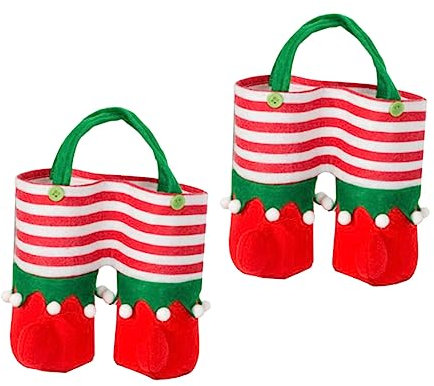 EXCEART Entzückende Weihnachts-rotwein-aufbewahrungstasche Isolierte Tragbare Tragetasche Für Doppelflaschen