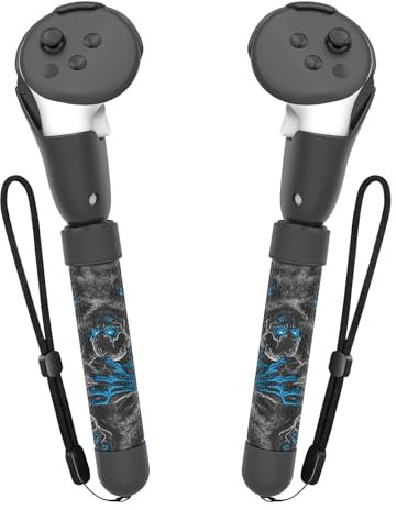 Tyasoleil Accessories Compatible with Quest 3S Controller, Handle Attachments Gorilla Tag Long Arms Beat Saber VR Sticks Dual Extensions Grips for Playing VR Games (B Model)