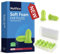 HUFFBIO Mousse Acoustique À Densité Adaptative Bouchon D'Oreille Pour Dormir - Testé En Laboratoire 36dB Réduction Bruit, Hypoallergénique & Respirant Pour Dormeurs Latéraux, Voyage, Bureau