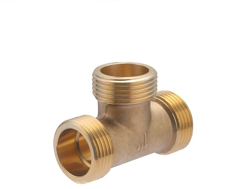 Té Laiton Mâle à Visser 26x34 (1') NOYON & THIEBAULT