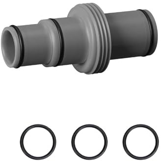 Adattatore tubo piscina 38 mm e 32/38 mm, connettore a 2 vie per tubo piscina raccordo per giunzione piscina fuori terra e sistema di filtrazione