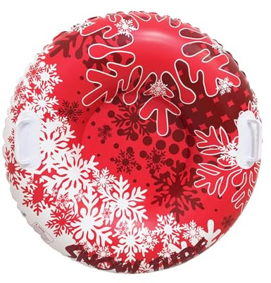 Snow Sled for Kids - Heavy Duty Inflatable Snow Tube with Handles - Winter Kids Toys for Activities Rescue Sledding Sports Beach Adventure Backyards Gardens Skating Skiing Fishing Sand Christmas