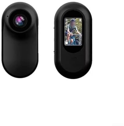 1080P HD för mini kroppskamera för motorcykelutrustning, hjälmfäste, vandringsutrustning eller taktisk utrustning, magnetisk fastsättning (svart)
