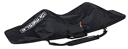 Mesle Wake- und Kiteboardtasche Quest Padded, bis 146 cm Boardlänge mit Bindung, gepolstert, Wakeboard-Tasche Kite-Board Bag, schwarz