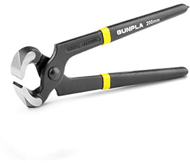 Gunpla 8 Inch Nail Puller, Carpenters Pincers Wire Cutting Pliers Nail Puller 8 inch / 200mm