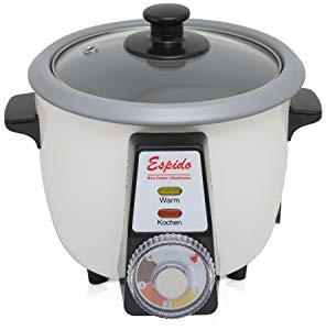 Persischer Reiskocher mit Tahdig Reiskuchen Tadig Reiskruste (1-2 Personen - 0,6 L - 300 Watt - RCG10T)