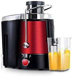 Juicer Machines Slow Masticating Juicer Slow Juicer Easy to Clean Extractor Press Centrifugal Juicing Machine Wide 3” Feed Chute for Whole Fruit Vegetable (Color : Red)