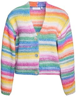 Rich & Royal Damen Cardigan mit V-Ausschnitt multicolor (90), L