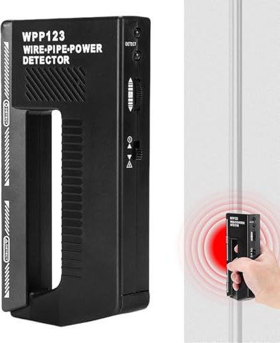 Détecteur P-ower de Tuyau métallique, détecteur de métaux Mural, Haute sensibilité réglable, Scanner Mural Multifonction P-ower, détecteur de métaux pour Adultes, Fil AC WPP123