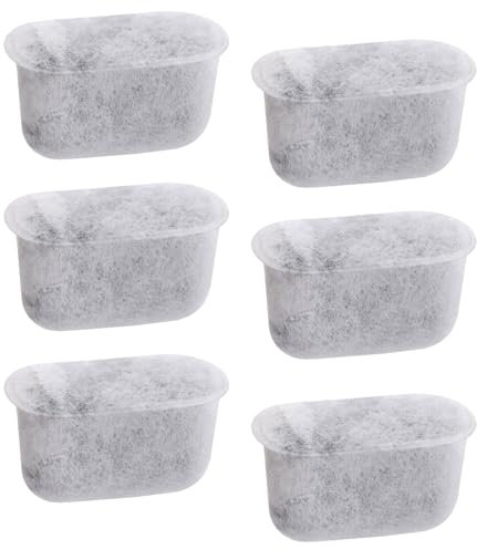 Set of 12 Charcoal Water Filters,Replacement Non-Woven Activated Carbon Sage Water Filters Coffee Machines Universal Fit Replacement Cartridges for Coffee Makers(47 * 20 * 27mm)