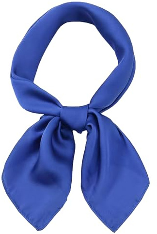 CHUNG Women's Emulation Silk Scarf 70x70cm bandanas Scarves retro 50s Head Handbag Hair Wraps Ribbons Handkerchief Necktie Square