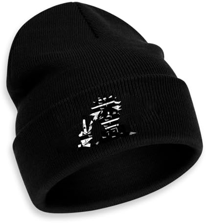 WlsqDE Anime Mütze, Anime Strickmütze, Wintermütze, Weiche Skimütze, Mütze Herren, Kinder Im Alter Von Jugendliche Winter Mütze Geschenke