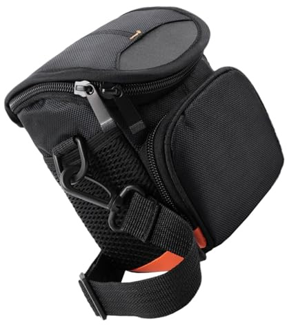 MOLUCKFU Borsa e Escursionismo per Viaggi in Nylon Resistente a Tracolla Custodia Protettiva Compatibile con Modelli A6000/a6300/a5100 per Macchina Fotografica Uso Quotidiano
