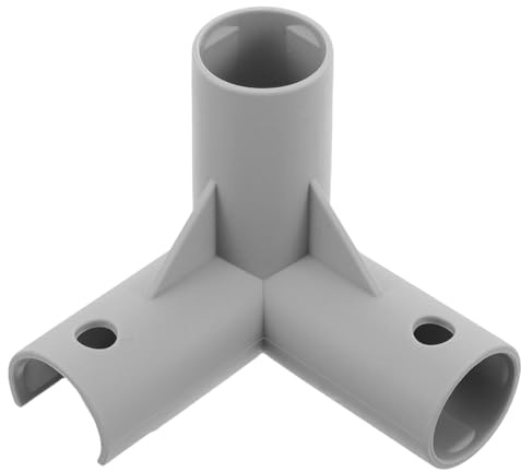 MUSISALY Raccordo a Tre Vie in Plastica per Giochi e Recinzioni, Connettore per Mobili da Giardino, Smontaggio Facile e Ampia Compatibilità per Uso Fai da Te