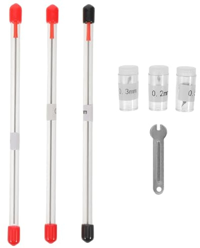 Gogogmee Kit de Buses Aérographe avec Aiguilles de Rechange et Protège-buses Accessoires pour Peinture Miniature Rangement Portable et Changement Facile