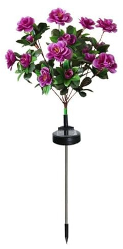 LZYWOD Memorial Garden Bloom Lights – Featuring Realistic Artificial Petals,Solar-Powered Mem & Solar Artificial Weatherproof