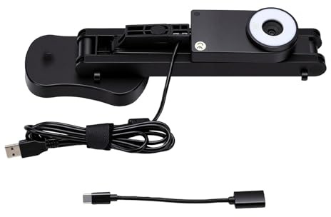 GOWENIC USB-dokumentkamera 4K High Definition Vikbar Design för Onlineundervisning Lärande Professionell Användning Svart